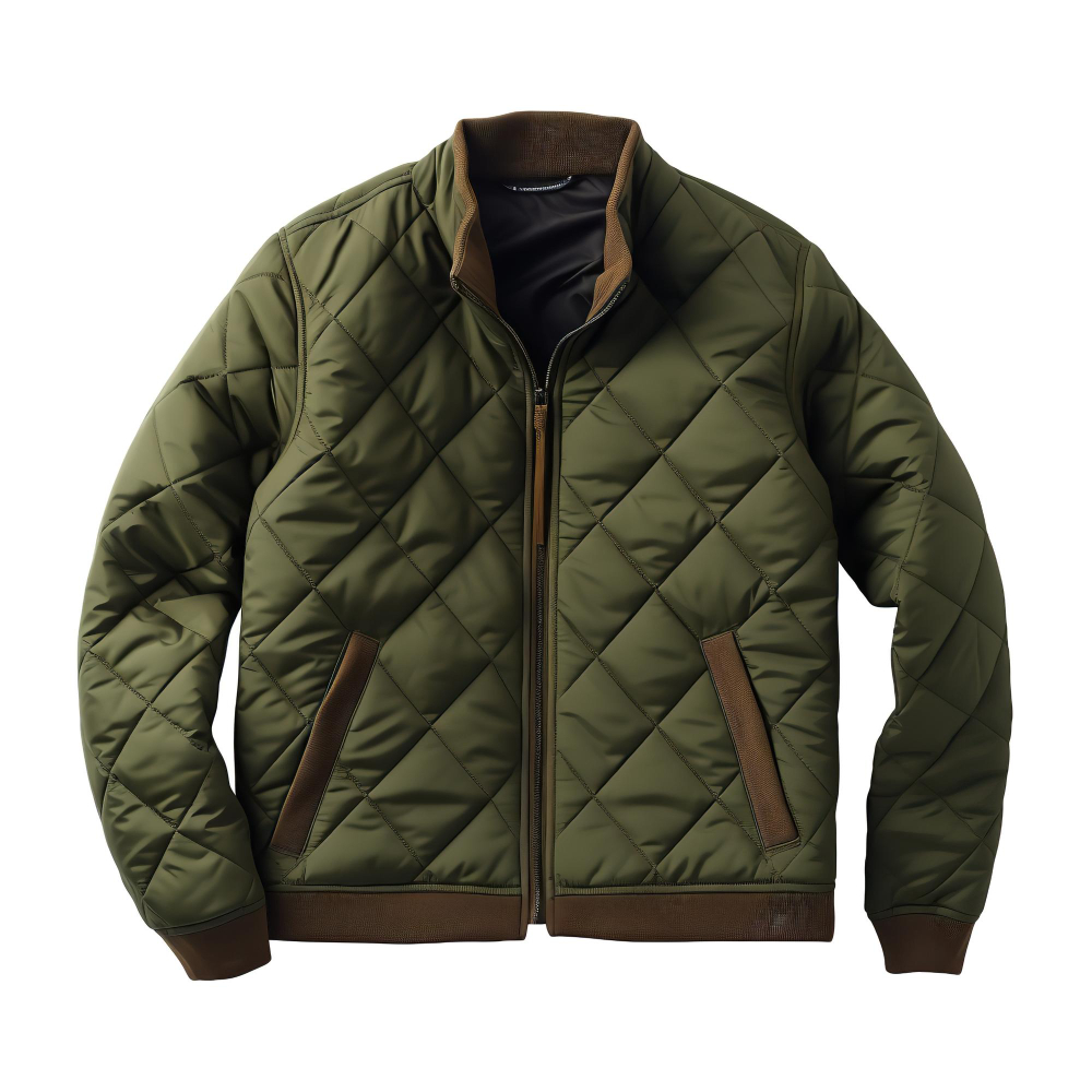 Green bomber jacket
