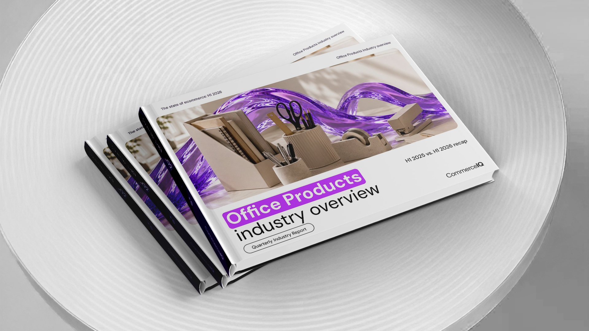 Q2 2026 State of Ecommerce report mockup for Office Products