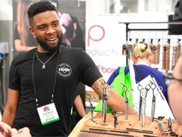 Pet retail products displayed at SuperZoo