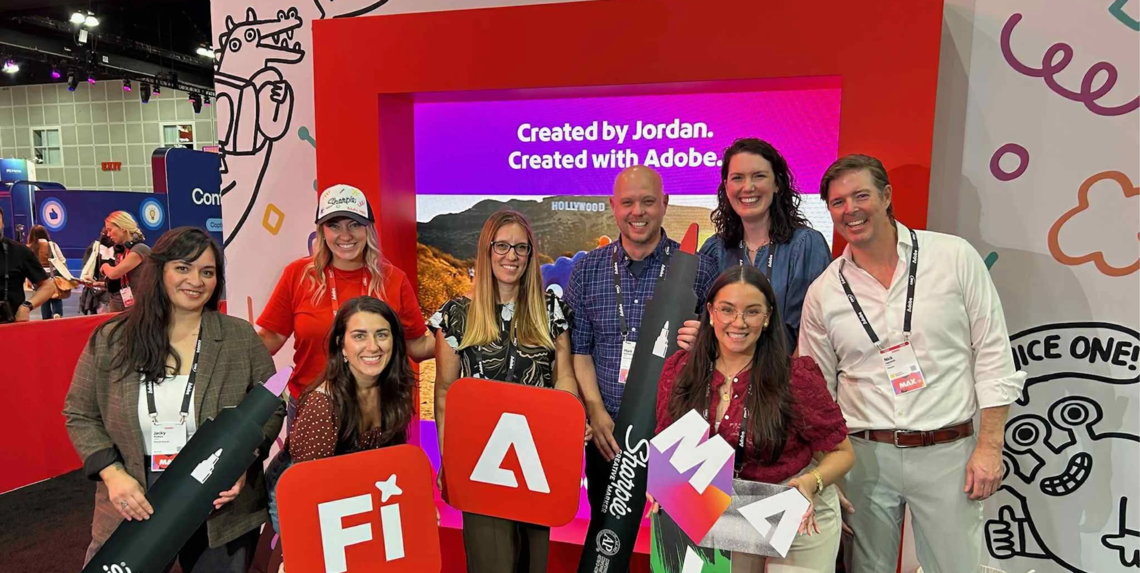 Adobe MAX conference stage