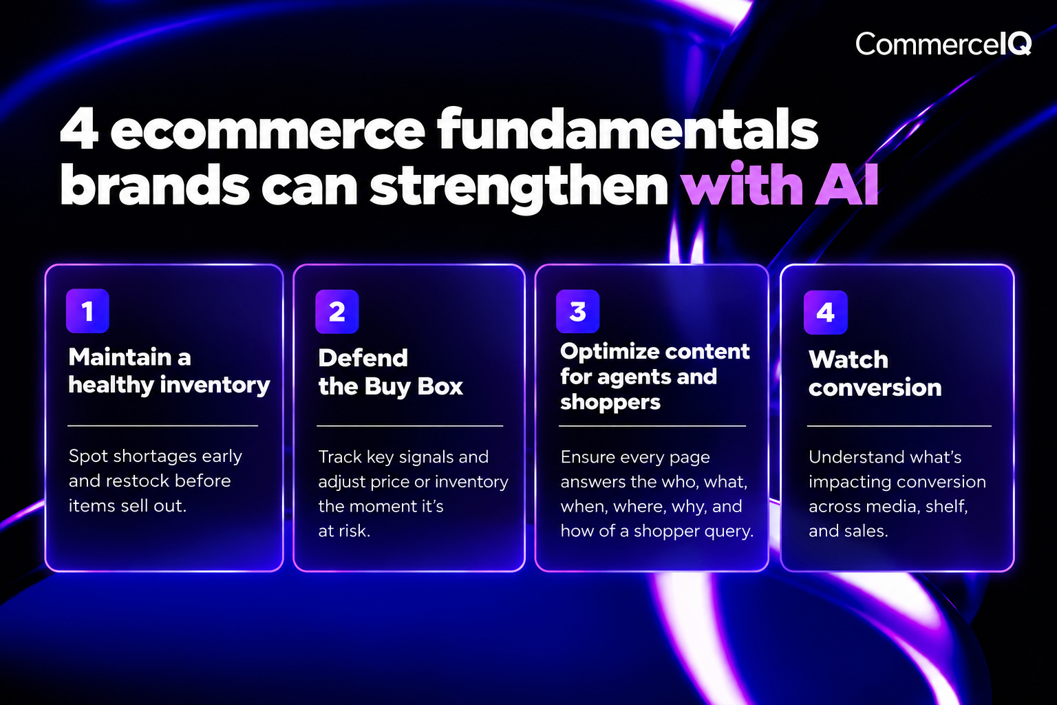 Ecommerce fundamentals brands can strengthen with AI